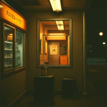 晚班地铁上的月光