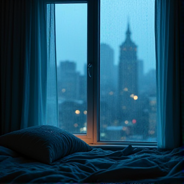 暴雨淋湿的寂静