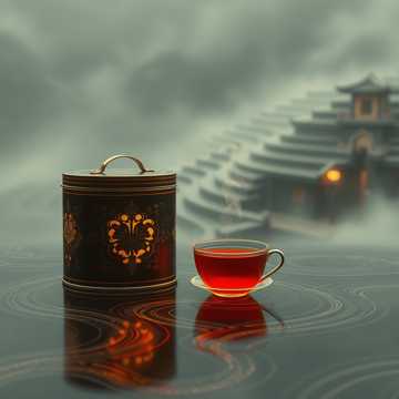 这一盏红浓六堡茶