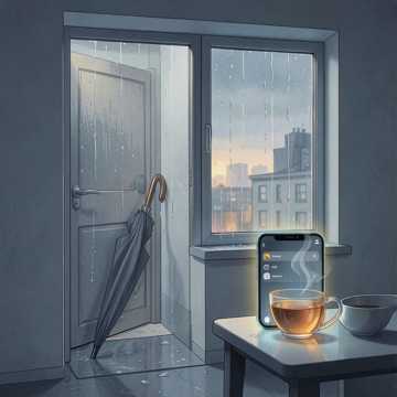 说散就散的那天雨很大