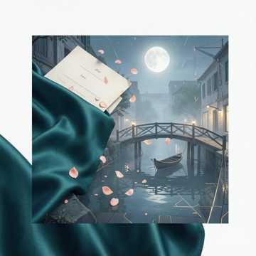 月色落在青罗袖