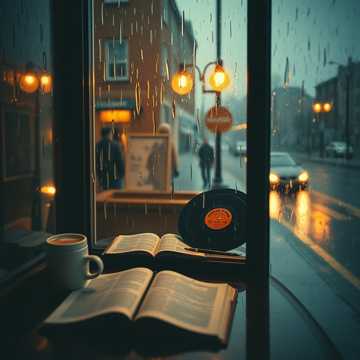 雨水打湿了空气