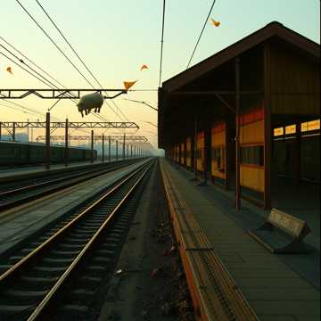 铁皮车站与会飞的羊