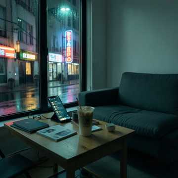 半杯凉掉的奶茶