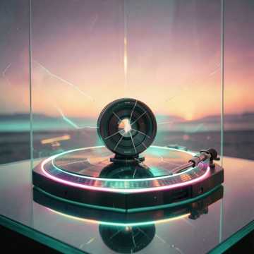 Cracked Glass Dial