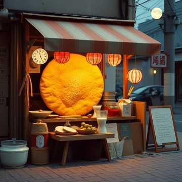 孝闻街的大饼油条