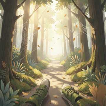 Slow Walk Through Green