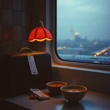 深夜的灯还亮着