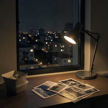 远方的灯还亮着