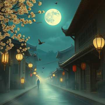 梨花落寒蝉