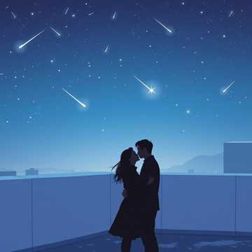 流星落下那一刻