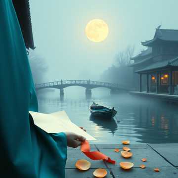 青瓷月下的回音