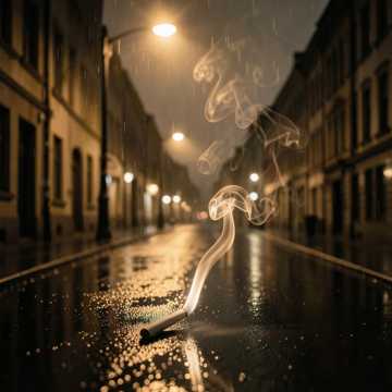 This cigarette is my only line