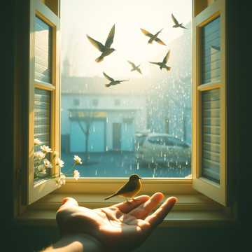 春天来了，燕子飞回来了