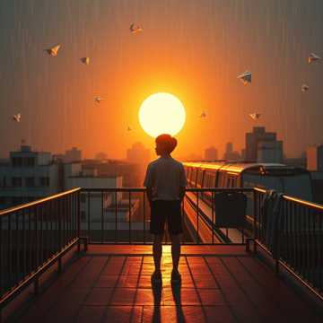 粤语歌曲，歌名：《逆光生长》