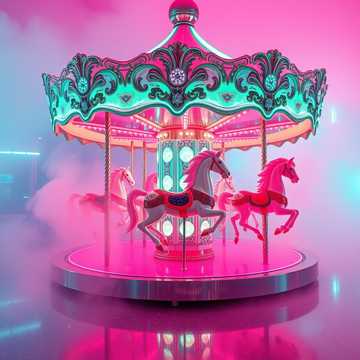 Neon Carousel