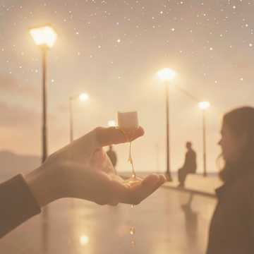 糖落在你手心里