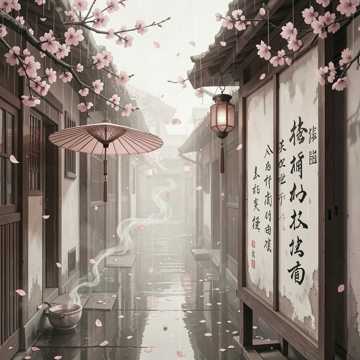 落花人间一小梦