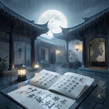 月色落在你眉间