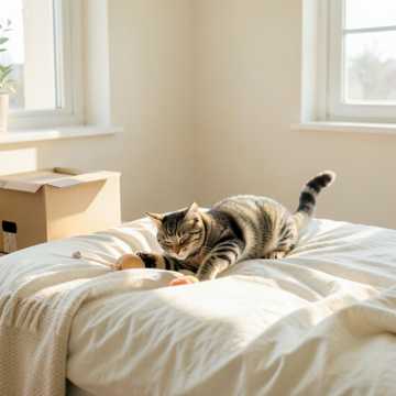 宠物安妮猫的快乐一天