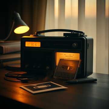 旧收音机沙沙