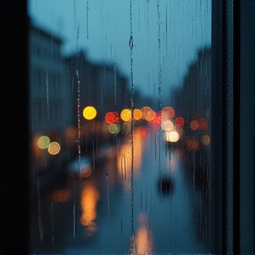 暴雨淋湿的寂静