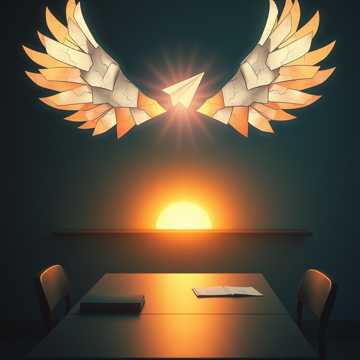 破晓时分，我们展翅