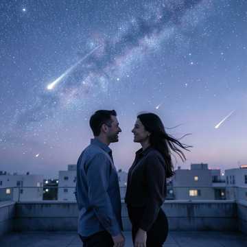 流星落下那一刻