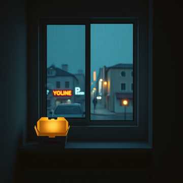 远方的灯还亮着