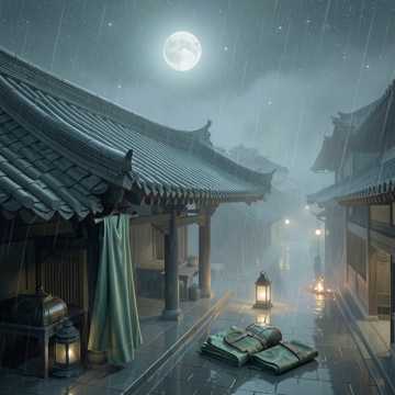 琉璃瓦星雨