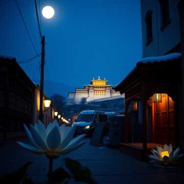 拉萨的夜