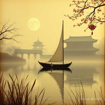 孤帆秋水