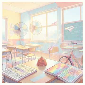 老教室风扇转着1998