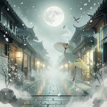 梨花落寒蝉