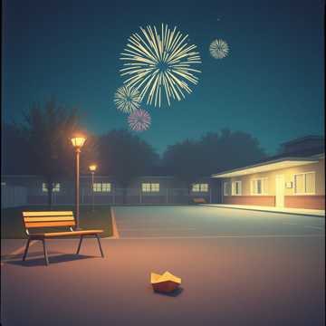 夏夜烟火，你的笑容