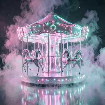 Neon Carousel