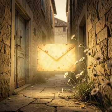 泛黄信封
