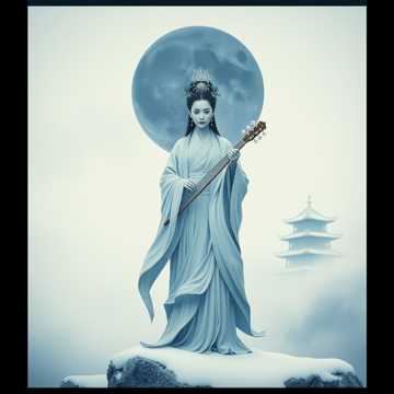 霜月壁前的仙音慢唱