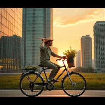 城市里的放牛娃