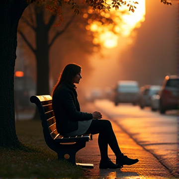 藏在晚风里的温柔