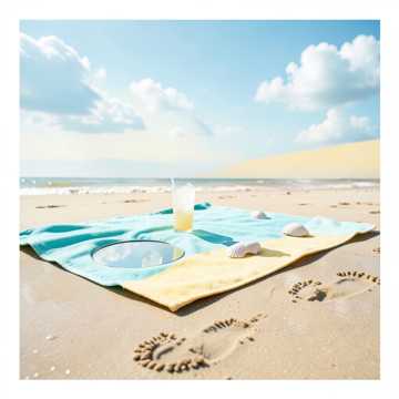 夏天海边的玻璃汽水