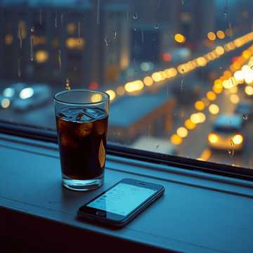 半杯凉掉的可乐