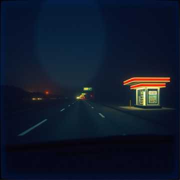 回家路上的凌晨一点