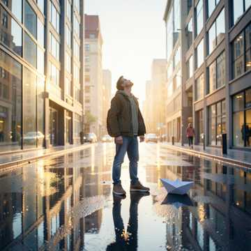 抬起头的那个人是我