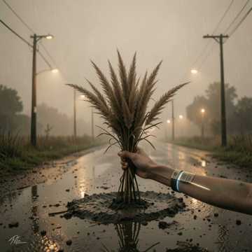 狗尾巴花攥手心