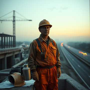 荒郊里的中年人