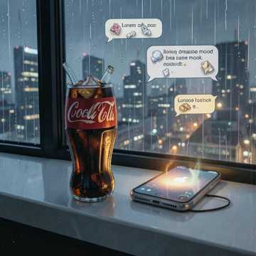 半杯凉掉的可乐