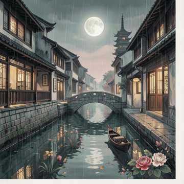 平江雨巷