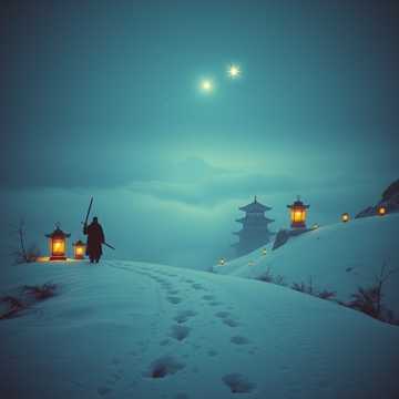 檐角霜雪剑
