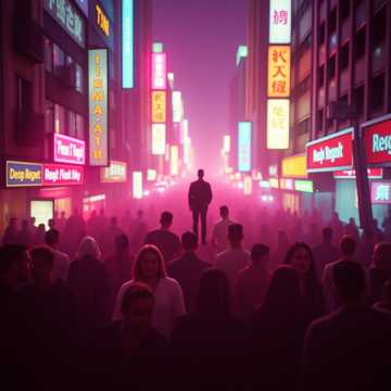 霓虹人海
